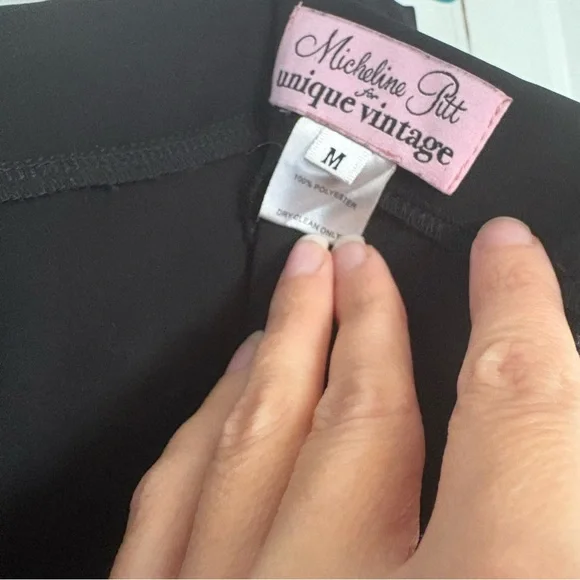 Micheline Pitt for unique vintage pencil skirt medium FLAW - Picture 3 of 5